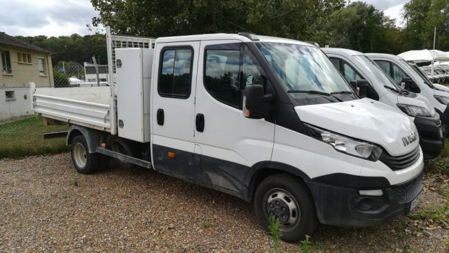 IVECO DAILY BENNE 6 PLACES 35C16H 3.0 DOUBLE CABINE +COFFRE