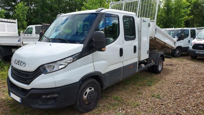 IVECO DAILY BENNE 6 PLACES 35C14 DOUBLE CABINE +COFFRE